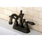 Kingston Brass KS1605BAL 4" Centerset Bathroom Faucet, Oil Rubbed Bronze KS1605BAL - alternate 3
